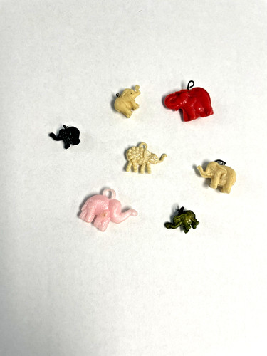 Vintage elephant 1940 tiny - elephant,
