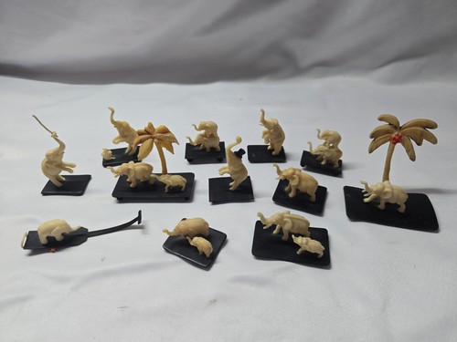 Vintage celluloid elephants - vintage,
