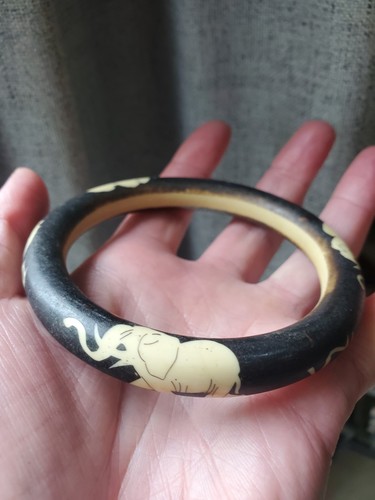 1930 celluloid elephants - celluloid,
