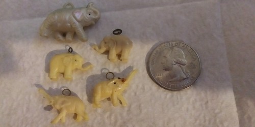 Vintage celluloid elephant - vintage,