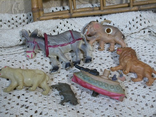 Antique celluloid animals - celluloid, 5