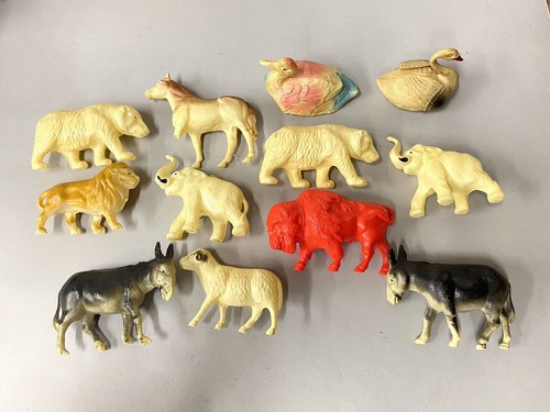 Antique celluloid animals lot - celluloid,