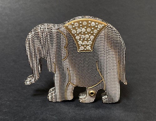 Art deco celluloid elephant - deco,