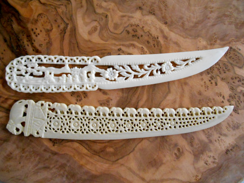 Lot vintage carved - vintage,