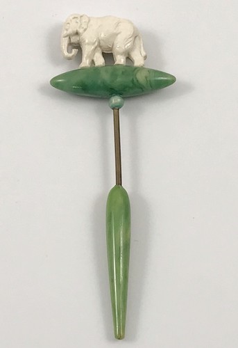 Vintage elephant lapel stick - vintage,