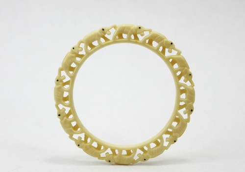 Carved celluloid chinese - celluloid,